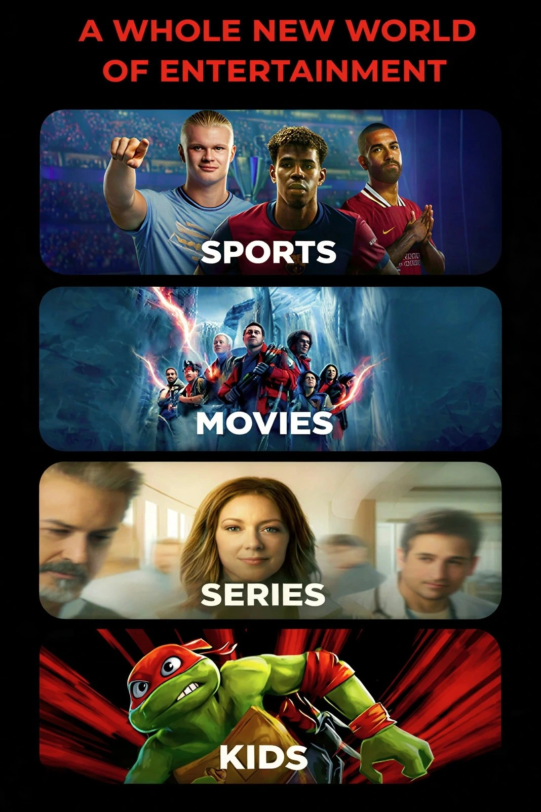 IPTV Kategorien Mobil – zero iptv Kanalübersicht